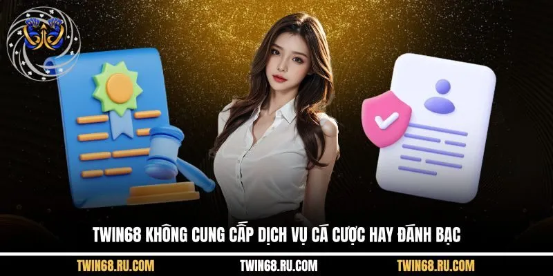 Twin68 không cung cấp dịch vụ cá cược hay đánh bạc